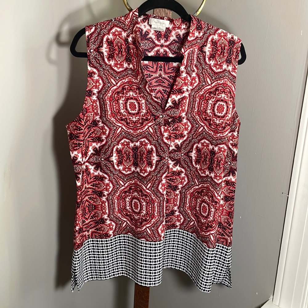 Van Heusen Sleeveless Tunic Top XL
